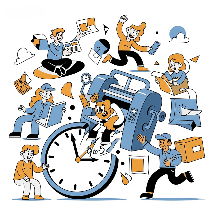 Serving customers around the clock